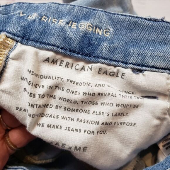 American Eagle Curvy High Rise Jeggings The Dream Jean Women’s - Picture 5 of 12
